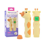 Baby Thermometer for Kids – Digital Infrared No-Touch Forehead & Ear Thermometer, 3-in-1 Contactless Thermometer with Fever Indicator, Giraffe