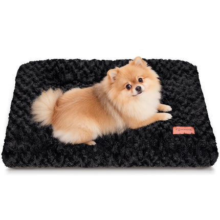 Cama para perro pequeño para jaula, colchoneta blanca 24"x18"