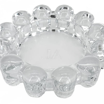 Home Collection Original Smoky Glass Small Bubble Candle Dish