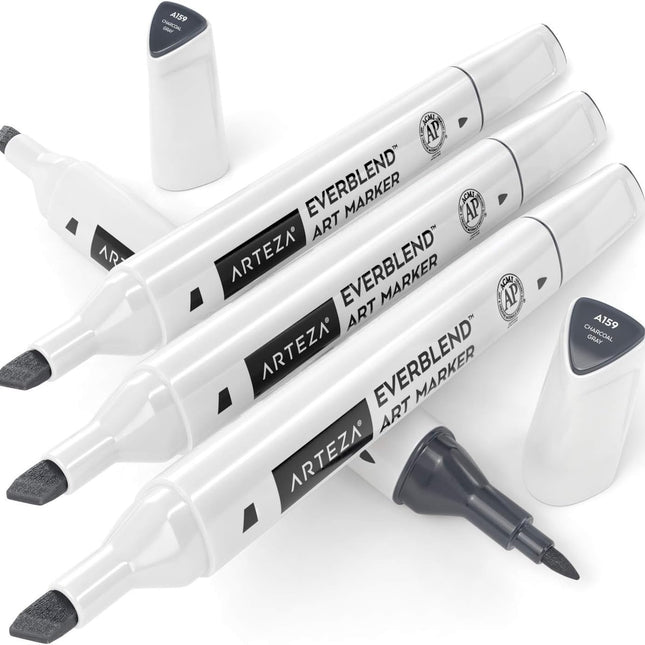 EverBlend Art Markers Charcoal Gray A159, Set of 4