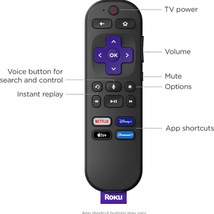Roku Express 4K+ | Roku Streaming Device 4K/HDR with Voice Remote, Free & Live TV