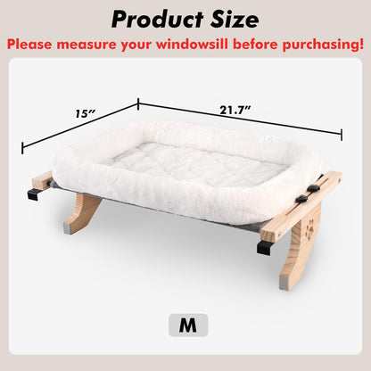 Cat Sill Window Perch with Cushion Bed Cover - photo 3