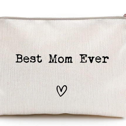 Best Mom Ever, Mom Gift, Makeup Bag, Mother's Day Gifts, Mom Gift From Daughter, Best Mom Ever Bag, Cosmetic Bag, Makeup Organizer, Bag Gift
