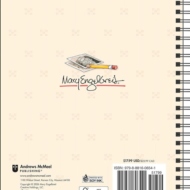 Mary Engelbreit's A Moment Here, A Memory There 2027 Monthly/Weekly Planner - photo 2