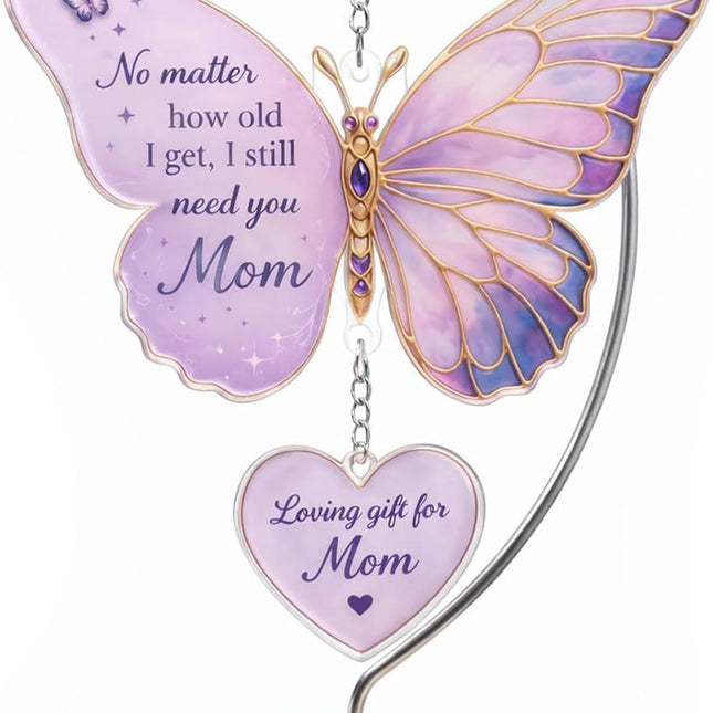 Butterfly Gift for Mom, Butterfly Desk Decor Suncatcher