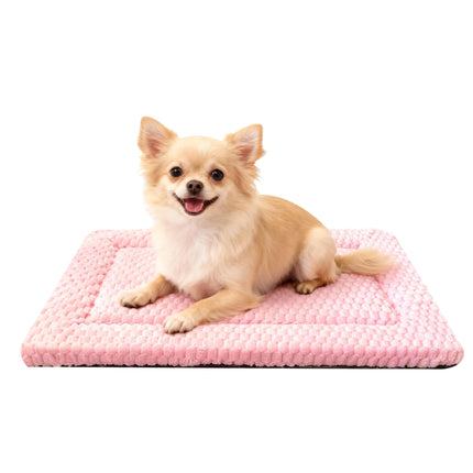 Tapete para cama de perro, reversible para jaula, lavable a máquina para perros pequeños
