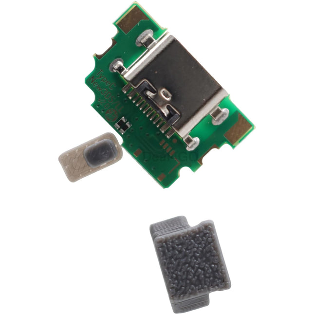 USB-C Charging Port Mod DC Power Connector replacement for NEW 3DS XL, NEW 3DS LL console (2015) - Gray