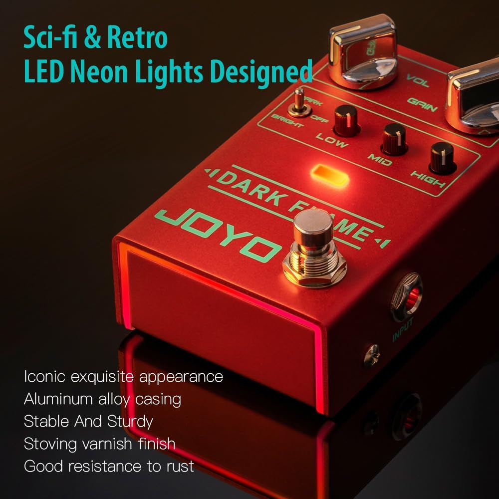 Modern High-Gain Distortion Guitar Pedal with 3-Band EQ - photo 5