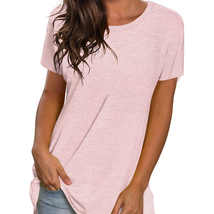 Womens Loose Fit Tshirts Short Sleeve Summer Tops Casual Workout Yoga Tunic T Shirts Tops