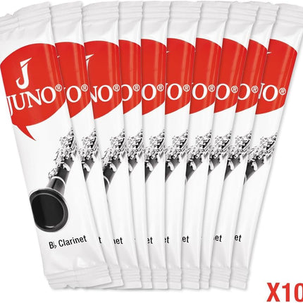 Vandoren JUNO Bb Clarinet Reeds, Strength 1.5, Box of 10, JCR0115