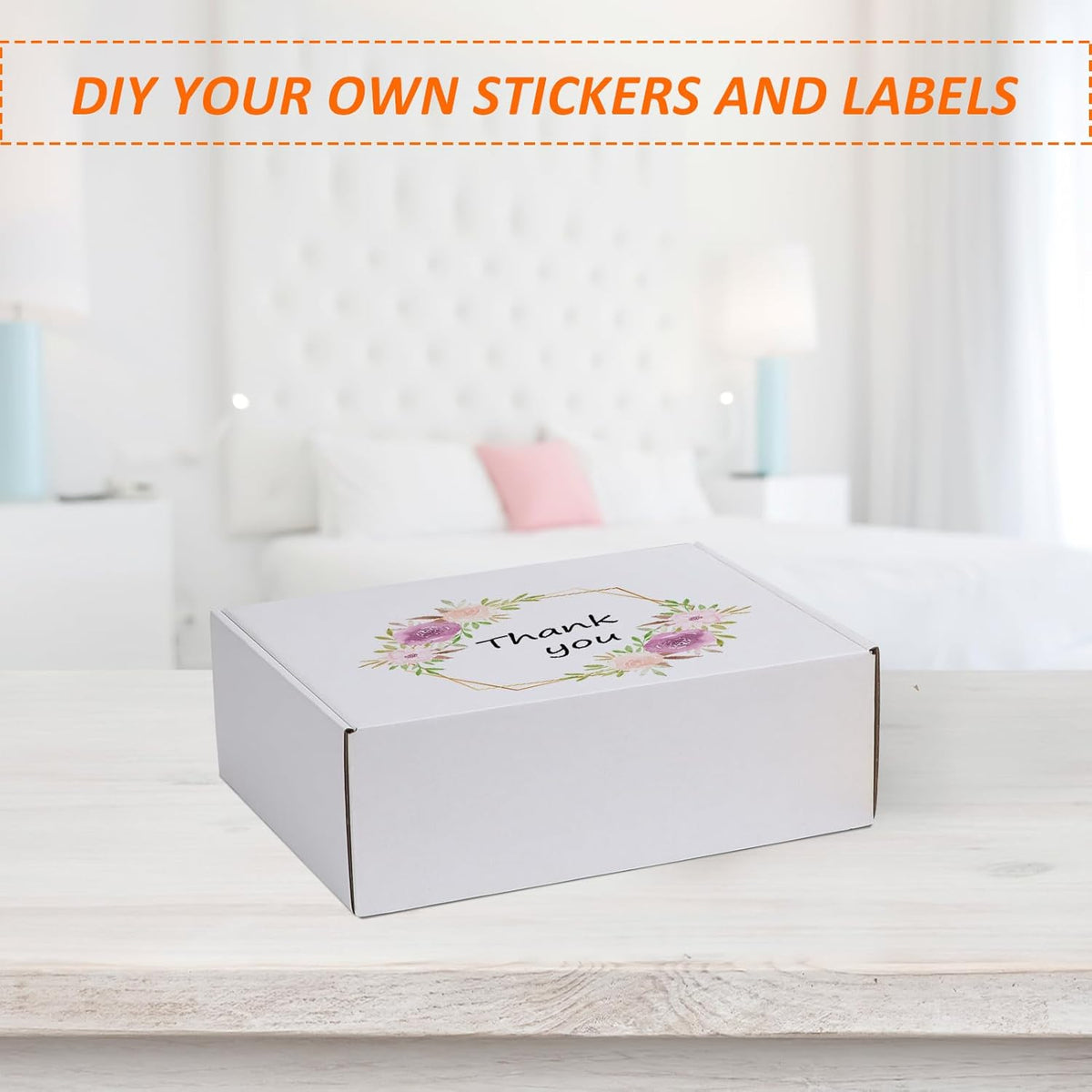 12 x 9 x 4 in White Corrugated Shipping Box - photo 4
