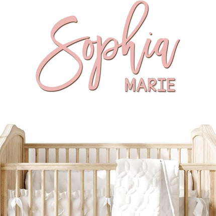 Personalized Name Sign for Nursery - Custom Wooden Name Signs for Kids Room, Personalized Nursery Name Sign - Perfect Baby Room Decor, Wall Name Decoration & Wedding signs, Family Name Signs