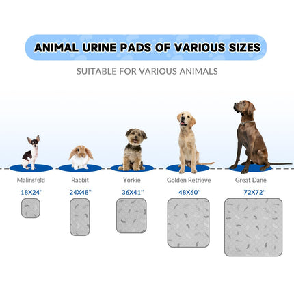 Washable Pee Pads for Dogs, Reusable Puppy Pads for Dog Playpen 2PC