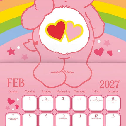 2027 Care Bears Wall Calendar