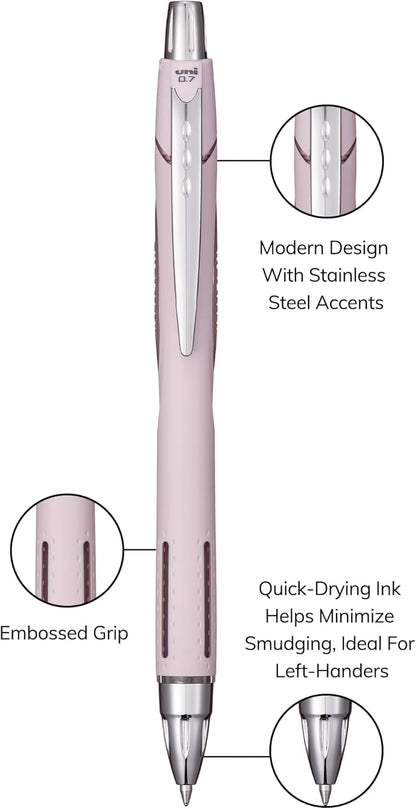 Ballpoint Pen, Fine Point (0.7mm), Lavender Barrel, Black Ink. 6 Pens - photo 3
