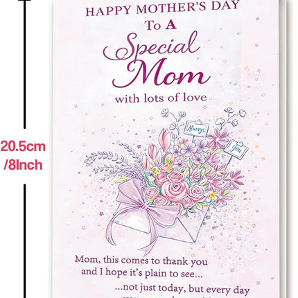 Happy Mothers Day Card for Mom | Heartfelt Mother's Day Cards Gifts from Daughter Son Kids| Special Mom Gifts Ideas