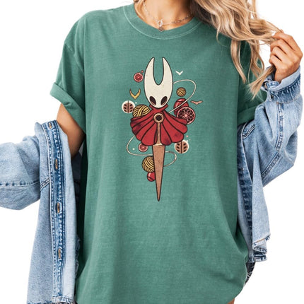 Hollow Knight Silksong Hornet T-Shirt, Hornet Indie Game Shirt, Hollow Bug Night Shirt