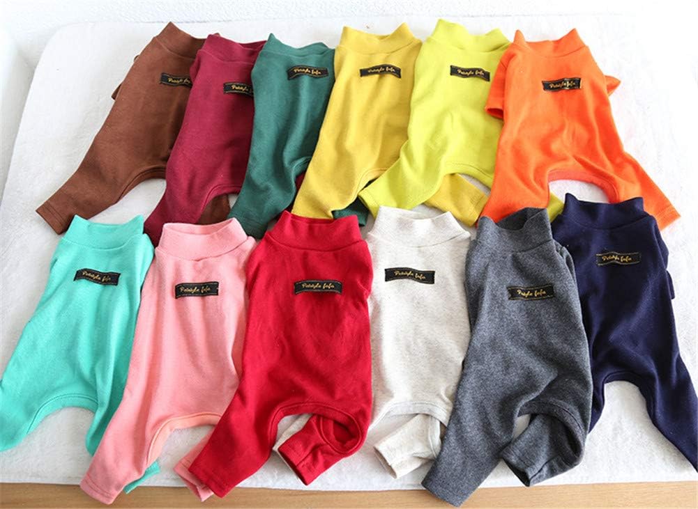 Soft Cotton Pet Pajamas for Small Dogs, Cats, and Puppies - Dark Grey - photo 3
