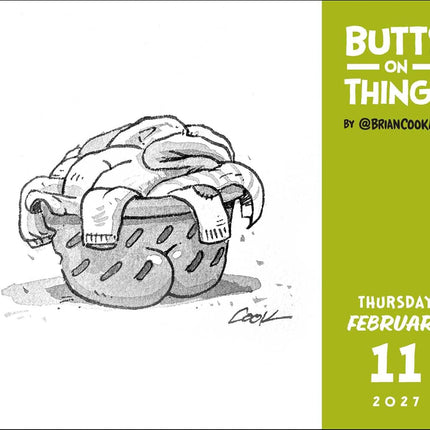 Butts on Things 2027 Day-to-Day Calendar