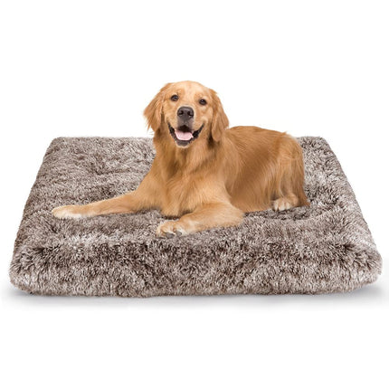 Cama para perro pequeño para jaula, colchoneta blanca 24"x18"