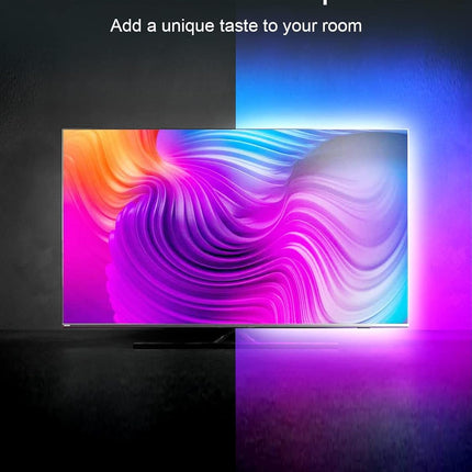 LED Lights for TV, 16.4ft LED Lights for 45-75 Inch TVs, RGB TV Backlight Behind, Music Sync Bluetooth APP & Remote Control Strip Lights USB Powered for Bedroom, Gaming, Home Décor