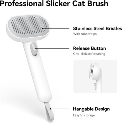Cat Brush for Shedding, Indoor Cats, Kittens and Rabbits - photo 2