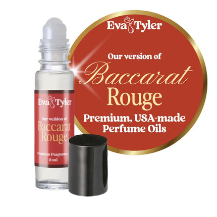 Baccarat Rouge Premium Cologne Roll on | USA made | Long-lasting | Unisex (Roll on 8ml)