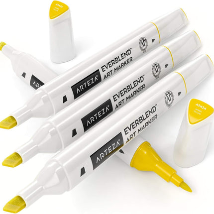 Arteza ARTZ-8831 Artists-Markers, Amber Yellow A9424 (Set of 4) 4