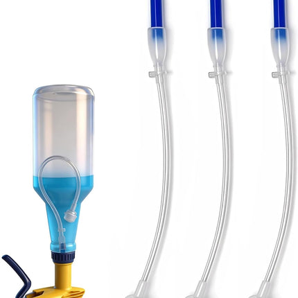 3 Pack Universal Fit 360° Spray Bottle Adapter,4.3in Weighted Tube Replacement，Upside Down Multi-Angle Sprayer Attachment for Kitchen, Garden, Home and Office, Cleaning Solutions