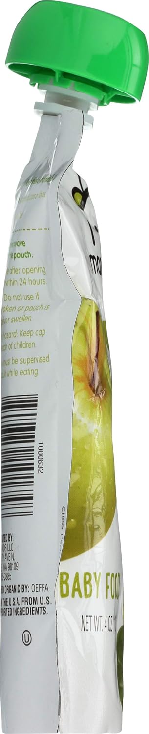 Organic Stage 2 Baby Food, Apple Spinach Blueberry Kale, 4 oz, Pack of 12 - photo 5