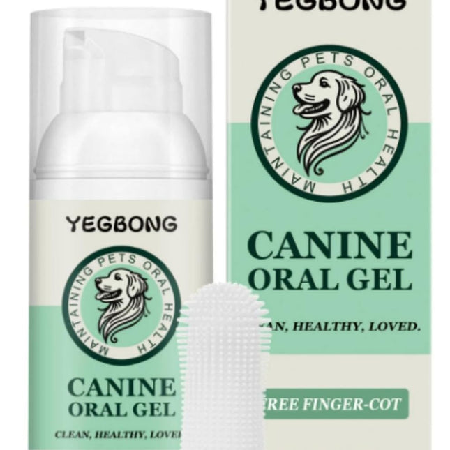 Dog Toothpaste and Toothbrush Kit, Dog Dental Gel for Plaque and Tartar Removal