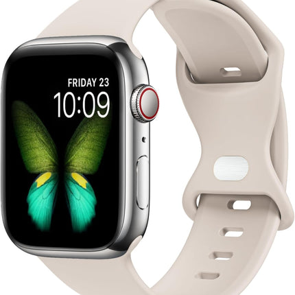 Sport Bands Compatible with Apple Watch Ultra 3/2/1 49mm, Series 11/10 46/42mm, 9/8/7 45/41mm, SE 6/5/4 44/40mm, 3/2/1 42/38mm S/M M/L for Women Men Silicone iWatch Band
