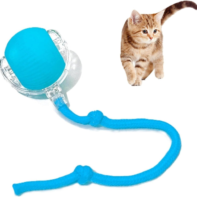 Interactive Cat Toy Ball Automatic Rolling Smart Cat Ball with Tail Motion