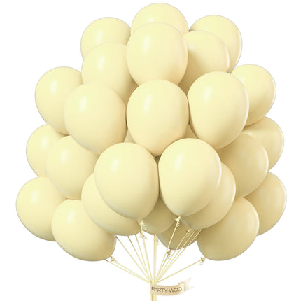 Dark Brown Balloons 100pcs Boho Coffee Neutral Different Sizes