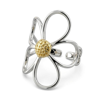 Flower Ring, Vintage Daisy Ring for Women, Adjustable April Birth Flower Ring Jewelry Gift