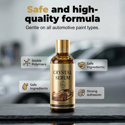 PTZ Crystal Serum, 2026 New Ceramic Coating for Cars, Advanced Graphene Ceramic Coating, 9H Hardness Graphene Coating for Auto Car Detailing, Gloss Hydrophobicity Anti Scratch (1pc)
