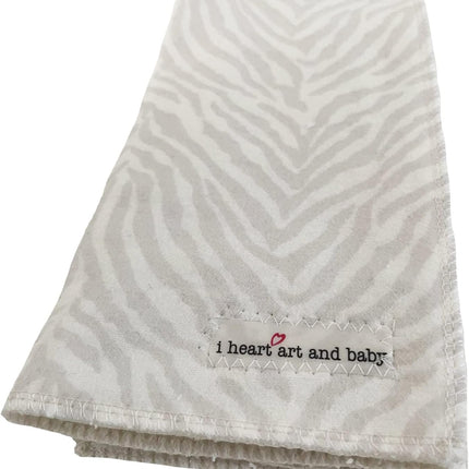 Infant Burping Cloth, Burp Cloths for Baby Boy or Girl, Soft and Absorbent - Cotton Reusable Spit Up Rags, XLarge, 1 Count (Animal Print)