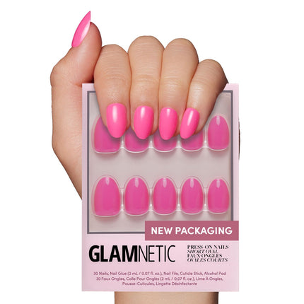 Press On Nails, Short Oval Magnetic, Fake Nails 30pc Nail Kit - photo 19