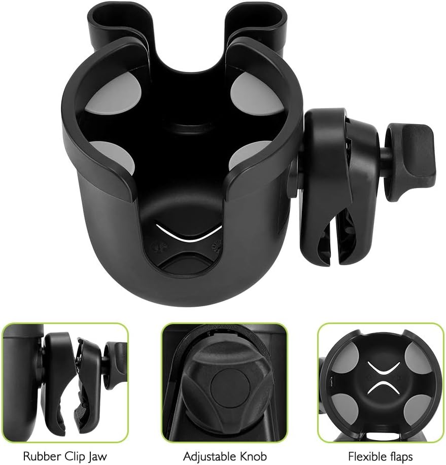 2-in-1 Stroller Cup Holder with Phone Holder - photo 4