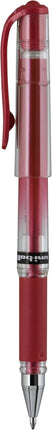 uniball Signo Gel Impact Pens, Bold Point (1.0mm), Metallic Red Ink, 6 Pens