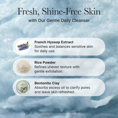Hyssop Brightening & Deep-Cleansing Face Scrub & Exfoliator - All Skin Types, For Sebaceous Filaments & - photo 5