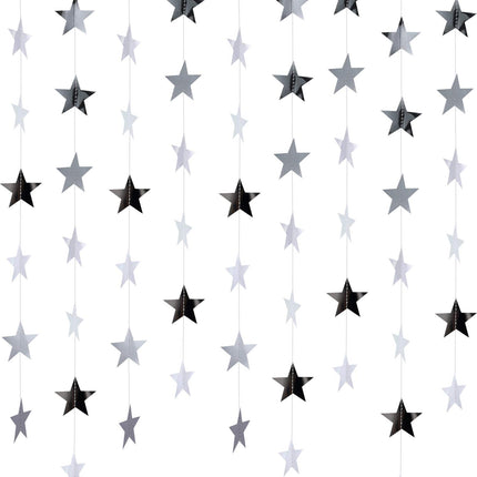 130 ft Star Garland Banner Decor, Gold