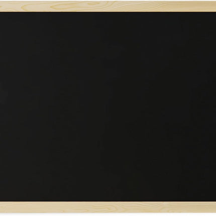 U Brands Chalboard, 18" x 24" Inches, Light Birch Wood Frame (310U00-01)