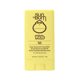 Kids SPF 50 Clear Face Stick Sunscreen - Wet or Dry Skin Application Broad Spectrum Sunscreen with Vitamin E - Hawaii Act 104 Compliant (Without Octinoxate & Oxybenzone) - Travel Size 0.53 oz