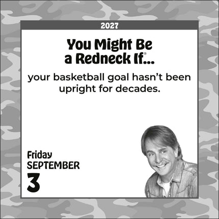 Jeff Foxworthy's You Might Be A Redneck If. . . 2027 Day-to-Day Calendar