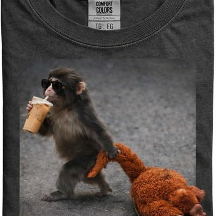 Team Punch Shirts, Baby Monkey Punch Drinking Iced Coffee T-Shirt, Stay Kind Shirts, Monkey Punc h Sweatshirt
