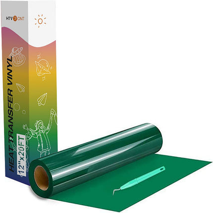 Heat Transfer Vinyl White HTV Rolls, 12" x 20ft