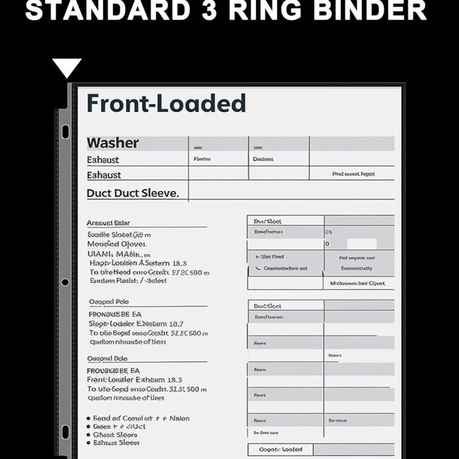 Sheet Protectors 8.5 x11 Inch