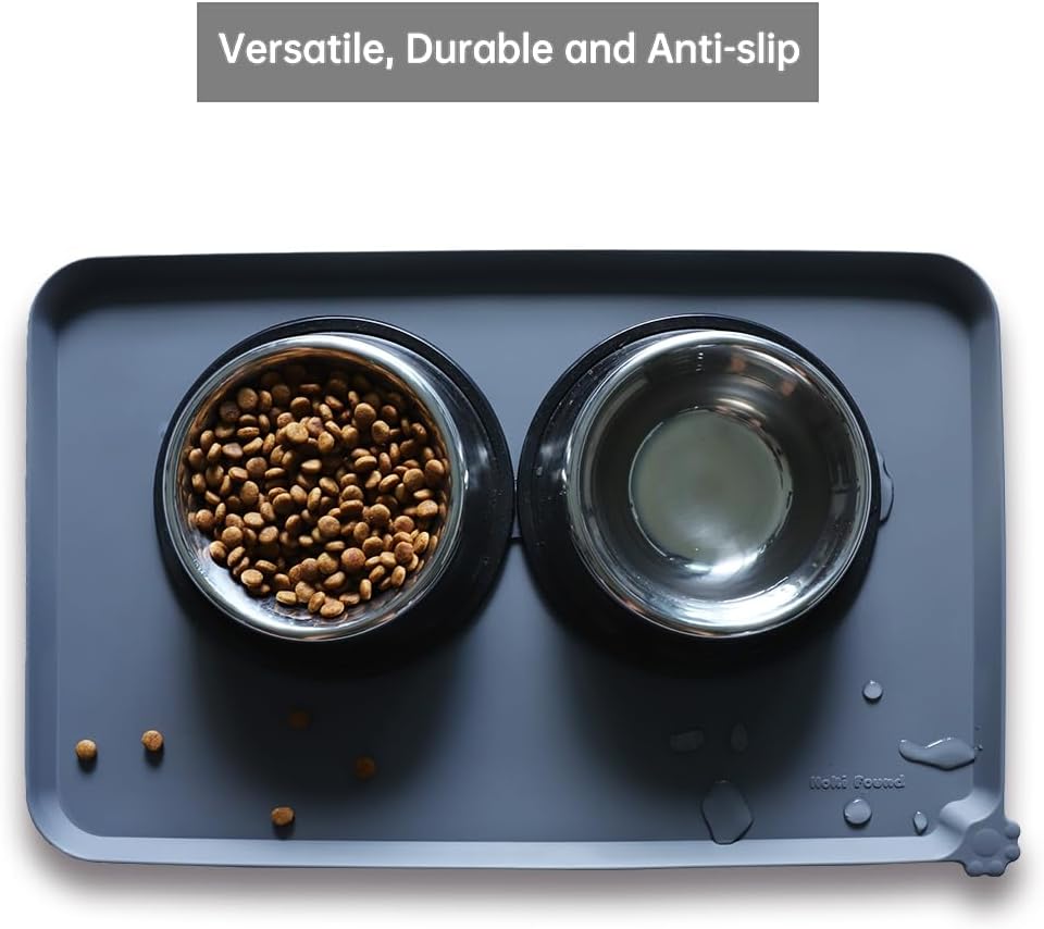 Waterproof Pet Feeding Mat with High Lips - photo 3