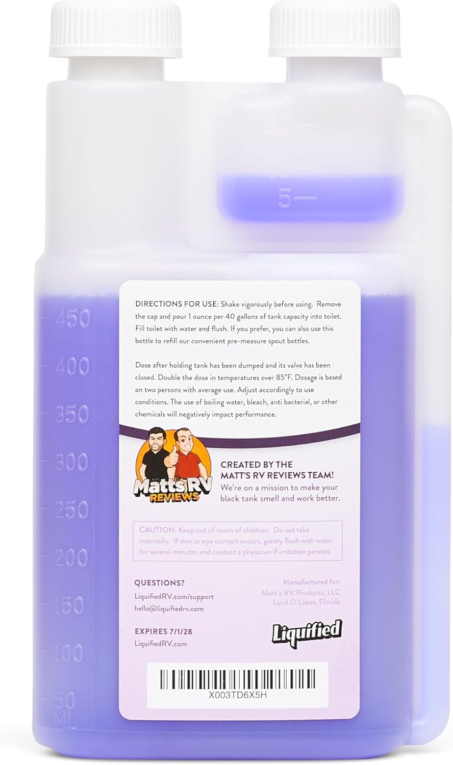 RV Toilet Treatment - Black Holding Tank Digester - Odor Eliminator - Lavender Scent (Lavender, 16oz) - photo 2